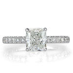 2.10ct Cushion Cut Diamond Engagement Ring