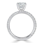 2.10ct Cushion Cut Diamond Engagement Ring