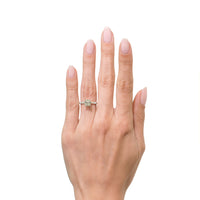 2.10ct Cushion Cut Diamond Engagement Ring