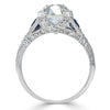 3.95ct Old European Cut Diamond Engagement Ring