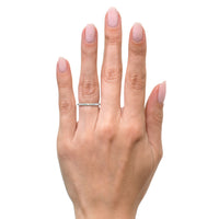 0.25ct Round Brilliant Cut Diamond Band in 18k Yellow Gold