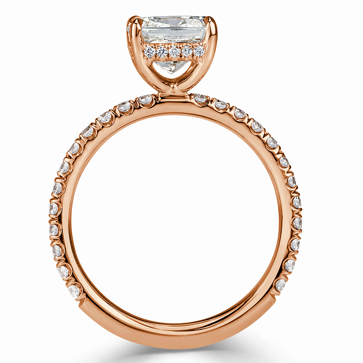 2.44ct Cushion Cut Diamond Engagement Ring