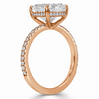 4.01ct Cushion Cut Diamond Engagement Ring