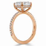 4.01ct Cushion Cut Diamond Engagement Ring