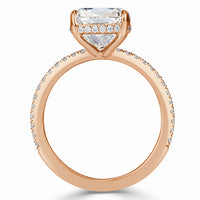 4.01ct Cushion Cut Diamond Engagement Ring