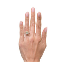 4.01ct Cushion Cut Diamond Engagement Ring