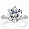 3.55ct Round Brilliant Cut Diamond Engagement Ring