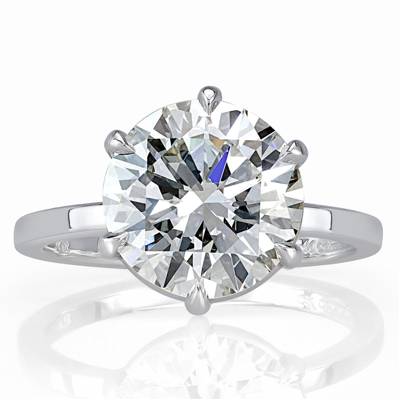 3.55ct Round Brilliant Cut Diamond Engagement Ring