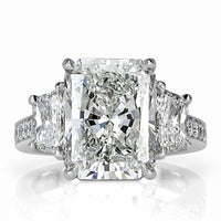 6.47ct Radiant Cut Diamond Engagement Ring