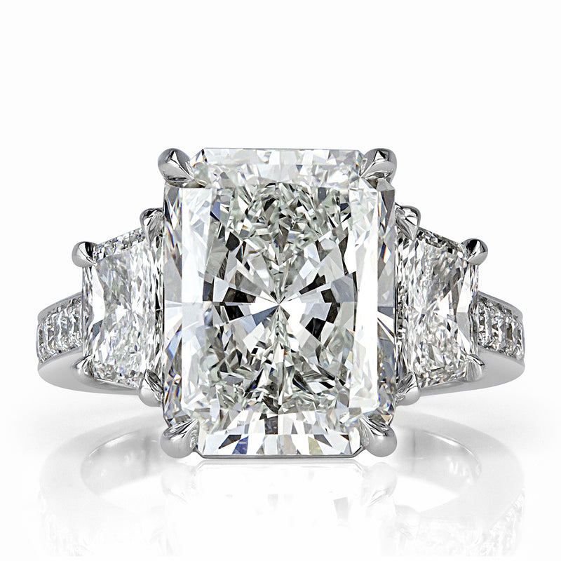 6.47ct Radiant Cut Diamond Engagement Ring