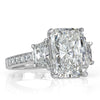 6.47ct Radiant Cut Diamond Engagement Ring