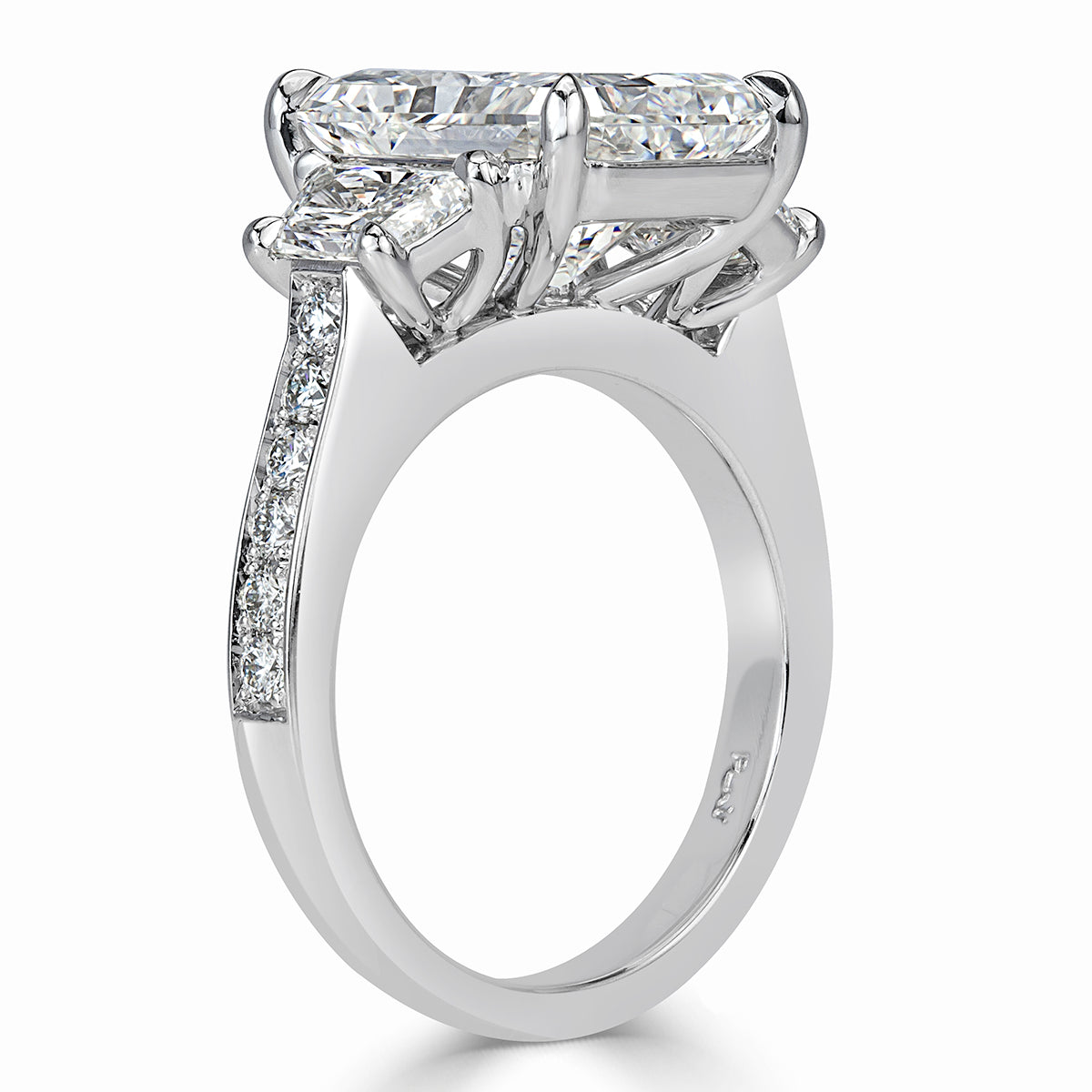 6.47ct Radiant Cut Diamond Engagement Ring