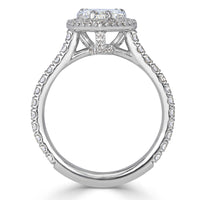 2.86ct Pear Shaped Diamond Engagement Ring