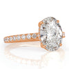 2.95ct Oval Cut Diamond Engagement Ring