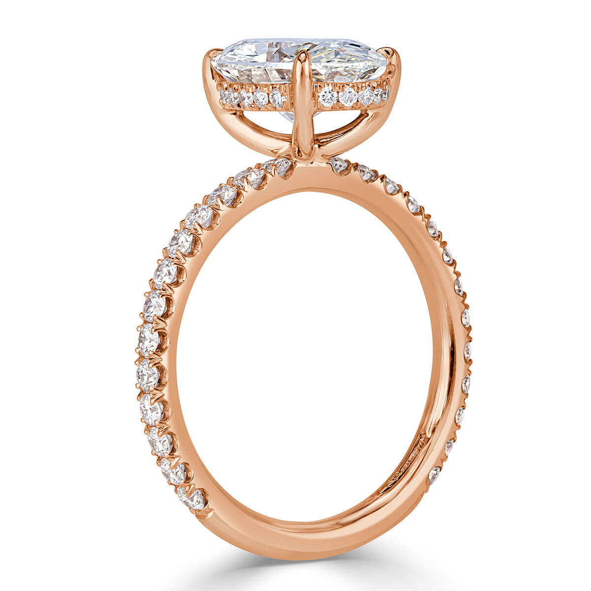 2.95ct Oval Cut Diamond Engagement Ring