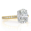 3.44ct Oval Cut Diamond Engagement Ring