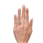 3.44ct Oval Cut Diamond Engagement Ring