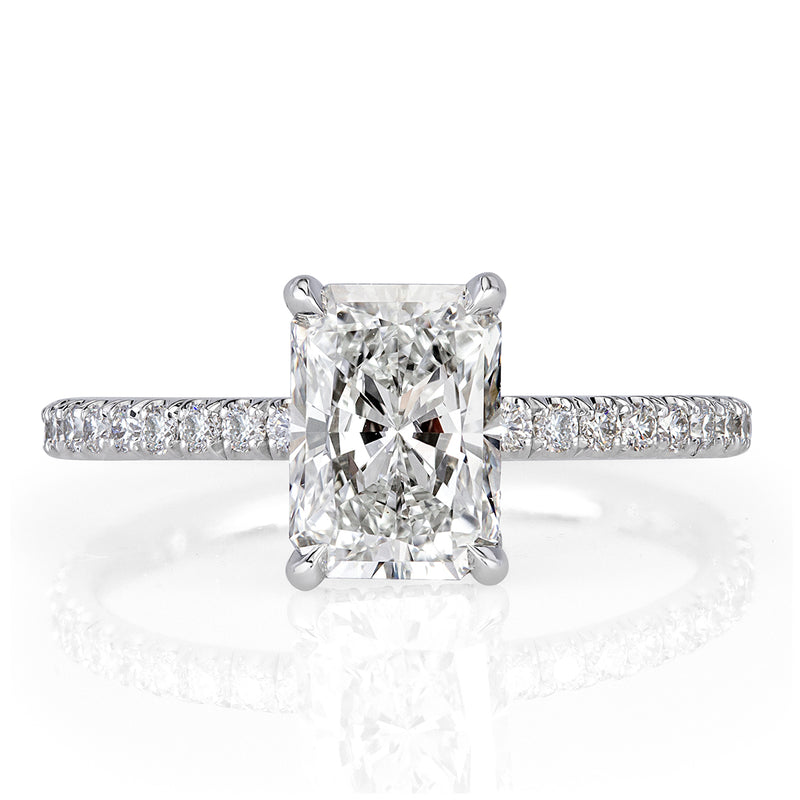 1.91ct Radiant Cut Diamond Engagement Ring