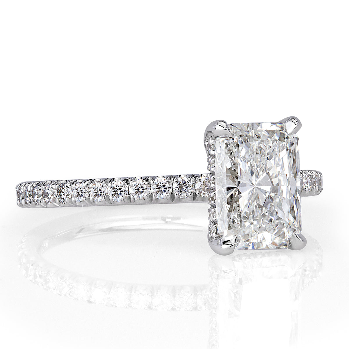 1.91ct Radiant Cut Diamond Engagement Ring