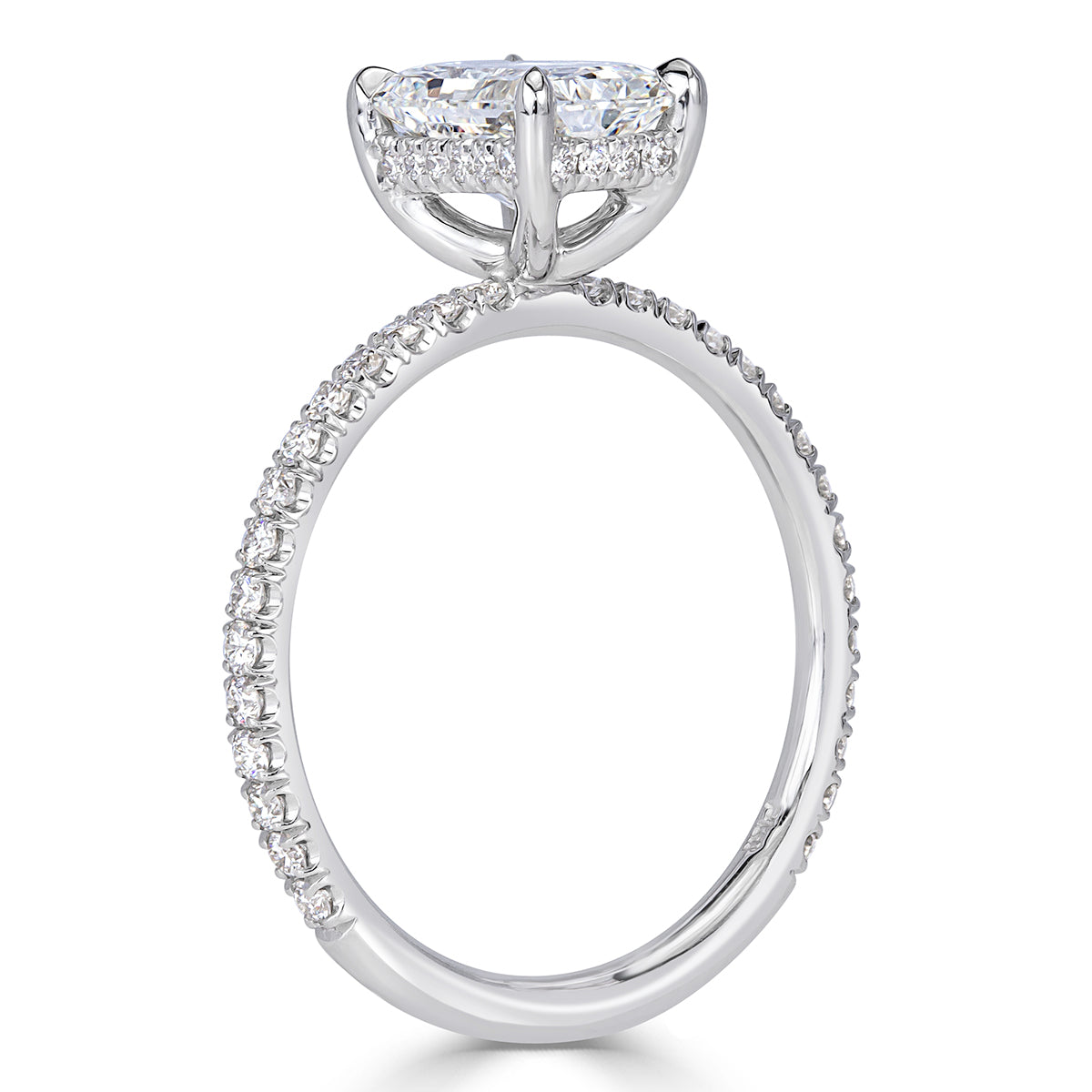 1.91ct Radiant Cut Diamond Engagement Ring