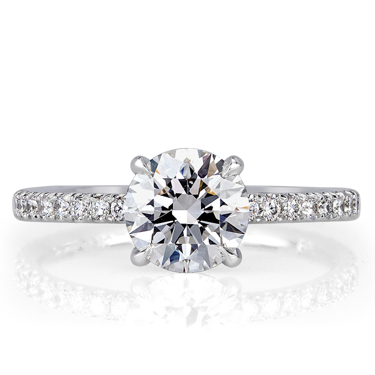 1.65ct Round Brilliant Cut Diamond Engagement Ring
