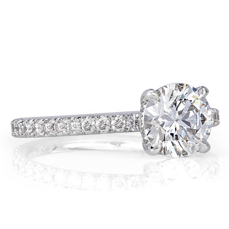 1.65ct Round Brilliant Cut Diamond Engagement Ring