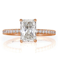 1.95ct Radiant Cut Diamond Engagement Ring