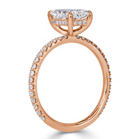 1.95ct Radiant Cut Diamond Engagement Ring