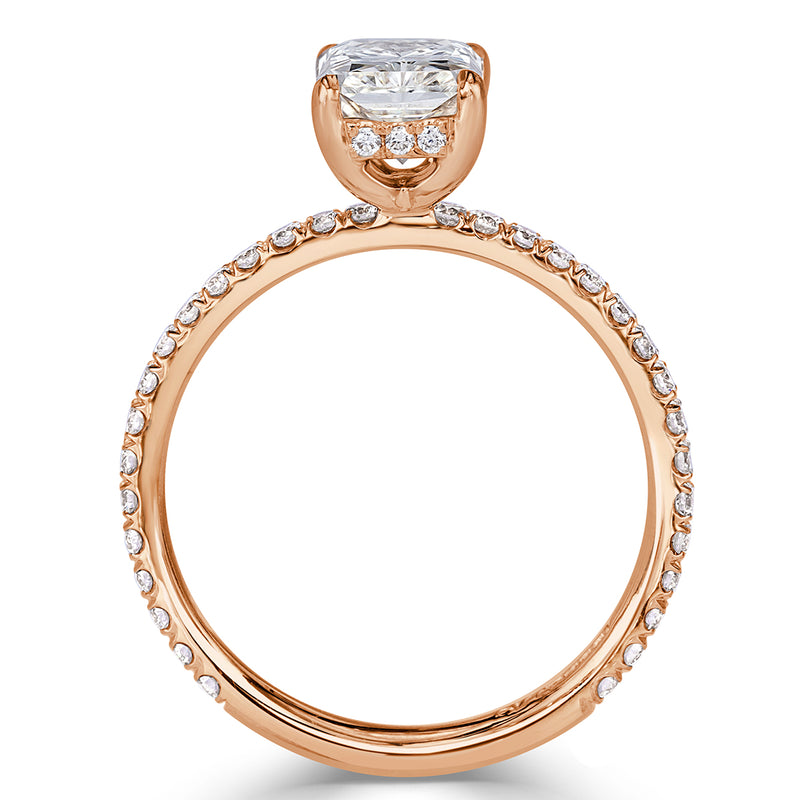 1.95ct Radiant Cut Diamond Engagement Ring