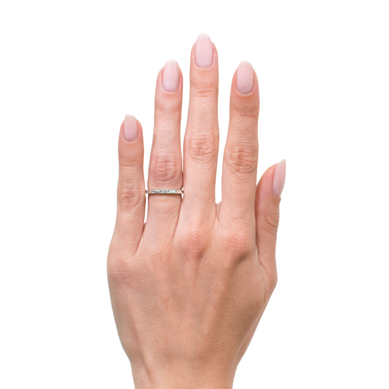 1.25ct Baguette Cut Diamond Eternity Band in Platinum