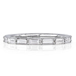 1.25ct Baguette Cut Diamond Eternity Band in 18k White Gold