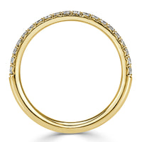 0.25ct Round Brilliant Cut Diamond Band in 18k Yellow Gold