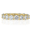 4.00ct Round Brilliant Cut Diamond Eternity Band in 18k Yellow Gold