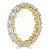4.00ct Round Brilliant Cut Diamond Eternity Band in 18k Yellow Gold