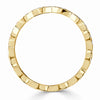 0.16ct Round Brilliant Cut Diamond Marquise Bezel Eternity Band in 18k Yellow Gold