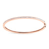 0.60ct Baguette Diamond Bangle in 14k Rose Gold