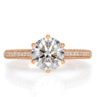 1.97ct Round Brilliant Cut Diamond Engagement Ring