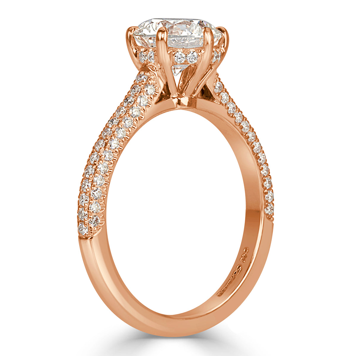 1.97ct Round Brilliant Cut Diamond Engagement Ring