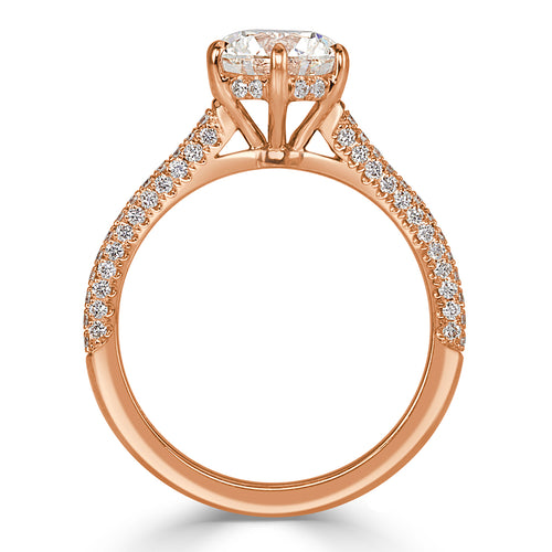 1.97ct Round Brilliant Cut Diamond Engagement Ring