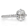 2.32ct Old Mine Cut Diamond Engagement Ring