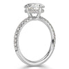 2.32ct Old Mine Cut Diamond Engagement Ring