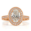 2.39ct Oval Cut Diamond Engagement Ring