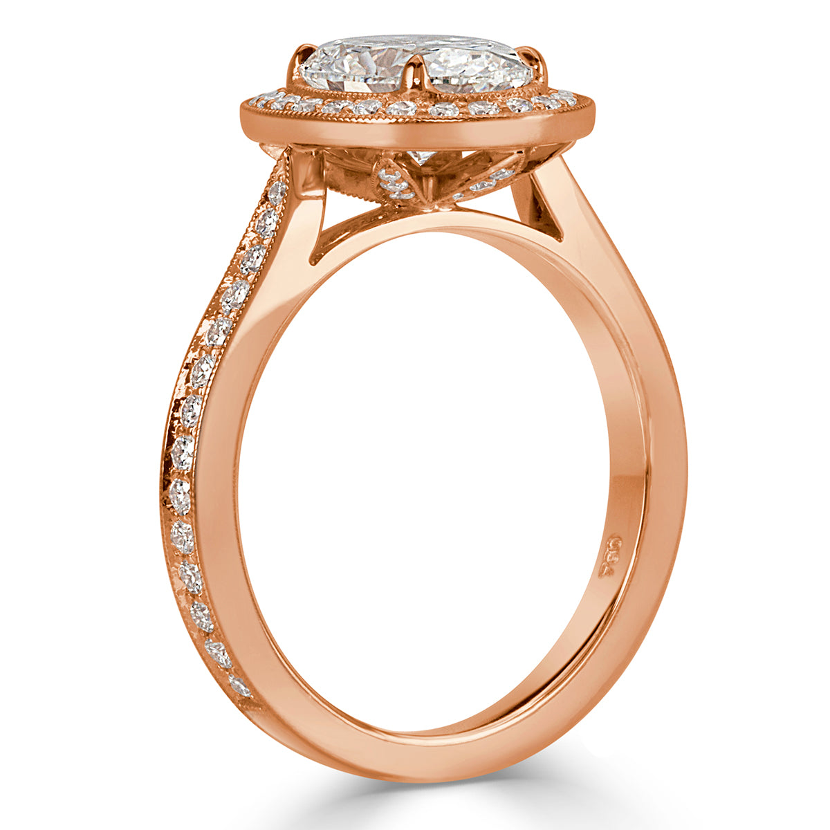 2.39ct Oval Cut Diamond Engagement Ring