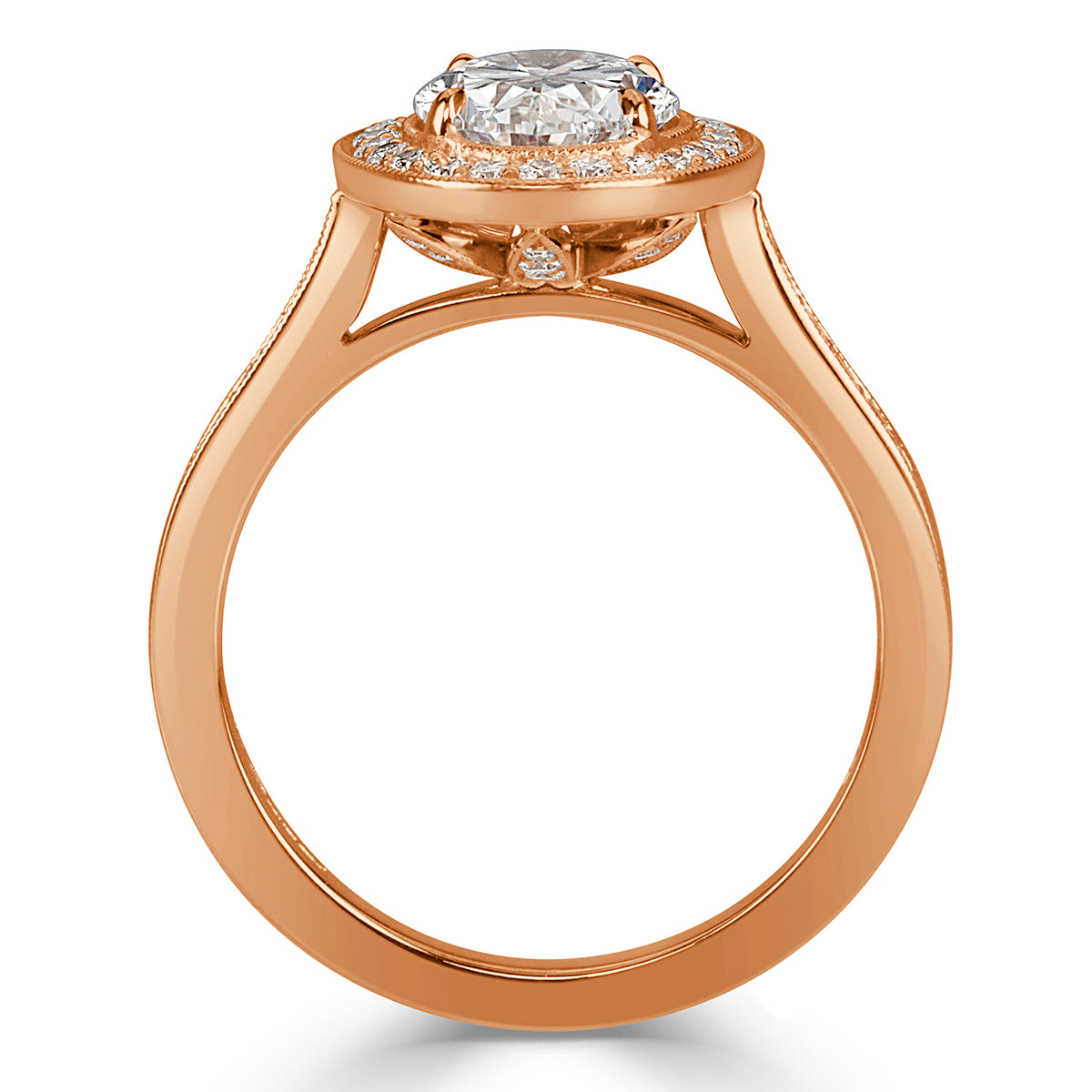 2.39ct Oval Cut Diamond Engagement Ring