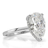 4.90ct Pear Shaped Diamond Engagement Ring