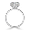 4.90ct Pear Shaped Diamond Engagement Ring