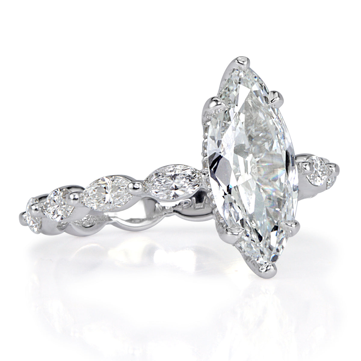 2.27ct Marquise Cut Diamond Engagement Ring