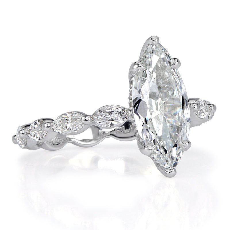 2.27ct Marquise Cut Diamond Engagement Ring