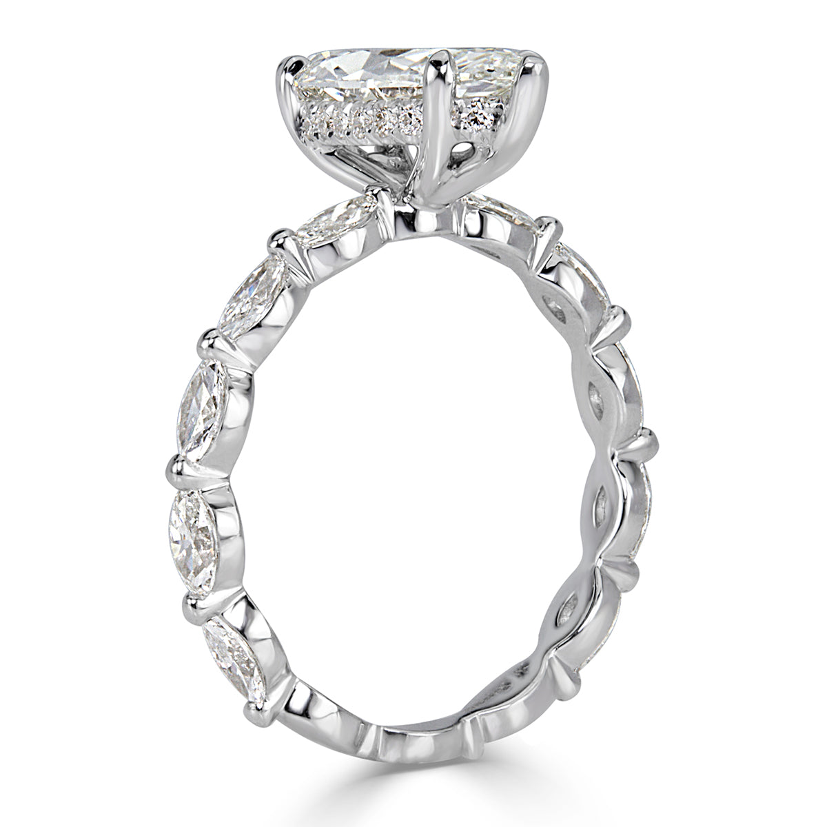 2.27ct Marquise Cut Diamond Engagement Ring