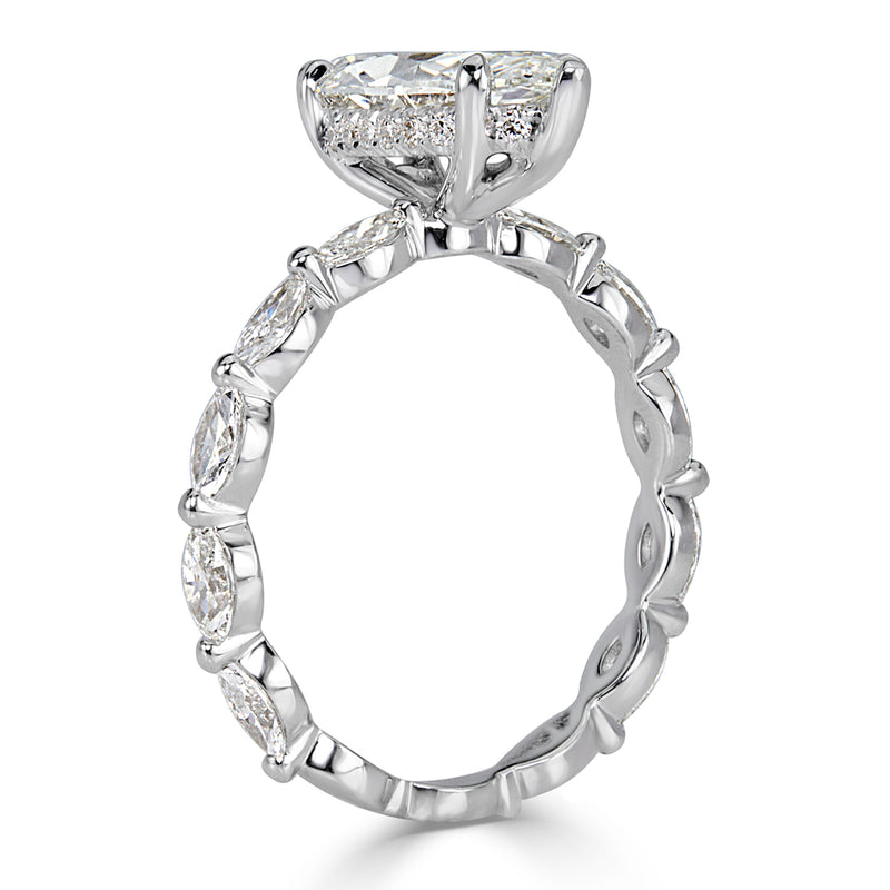 2.27ct Marquise Cut Diamond Engagement Ring